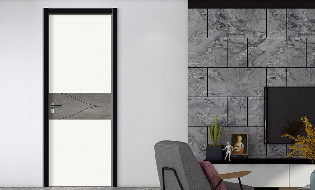 2020年熱銷X-3006混搭叉色實木烤漆門