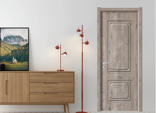 廠價直銷鑫順來X-4019平開雕花零度實木烤漆門