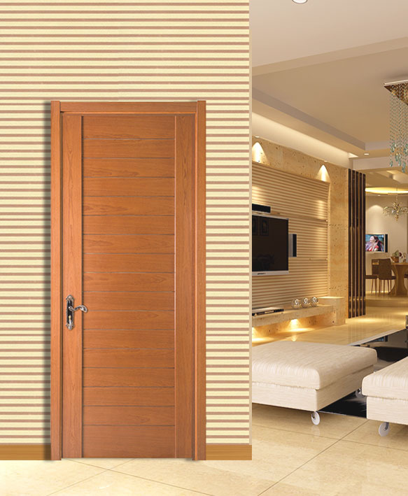 廠價熱銷新款-4054平開拼貼實木烤漆門愉心X