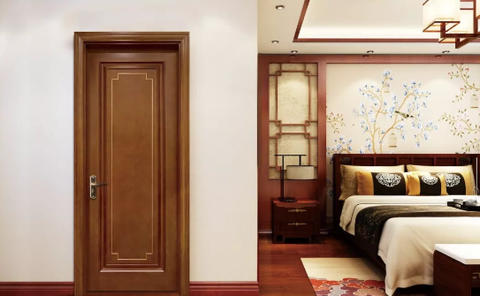 廠價直銷鑫順來X-5007平開實木烤漆門