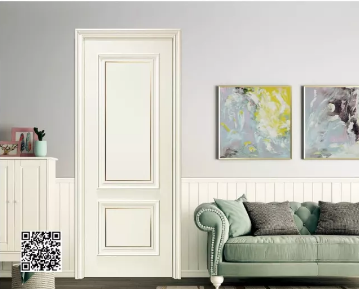 廠價新款鑫順來X-5013平開外扣實木烤漆門