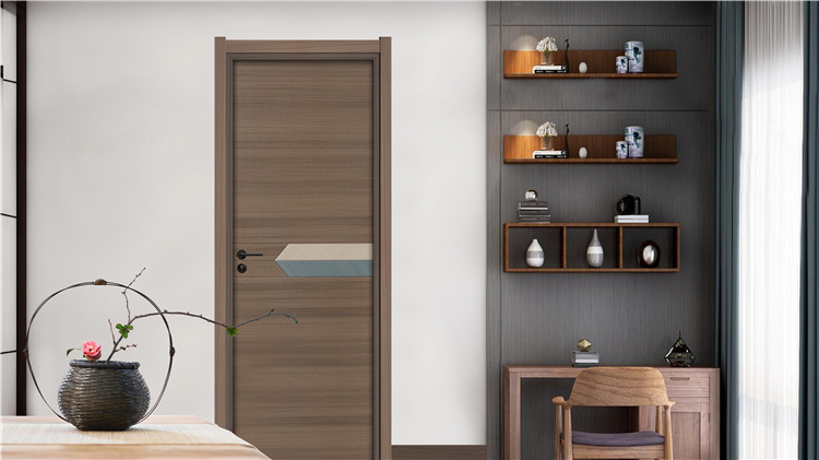 廠價直銷鑫順來X-6086平開拼貼實木烤漆門