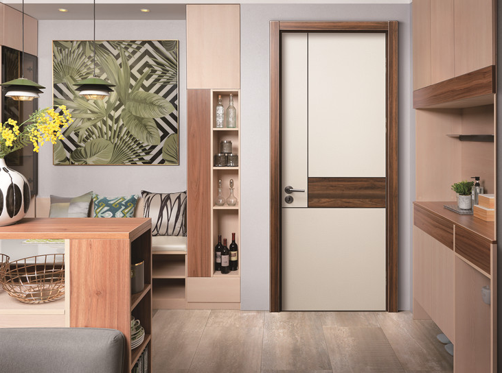 廠價(jià)直銷鑫順來(lái)X-6039平開(kāi)拼貼實(shí)木烤漆門(mén)