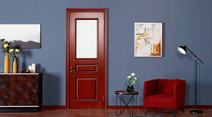 廠價(jià)直銷鑫順來(lái)X-8001平開實(shí)木烤漆門