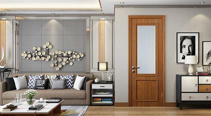 廠價(jià)直銷鑫順來(lái)X-8008平開外扣實(shí)木烤漆門