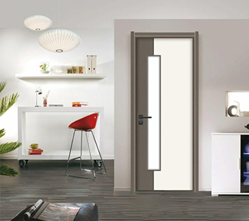 新品上市鑫順來X-8078平開叉色實木烤漆門