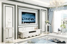 新品上市鑫順來XSL-2105實(shí)色豪華電視墻