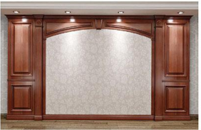 廠價(jià)熱銷鑫順來XSL-2137中式豪華電視墻