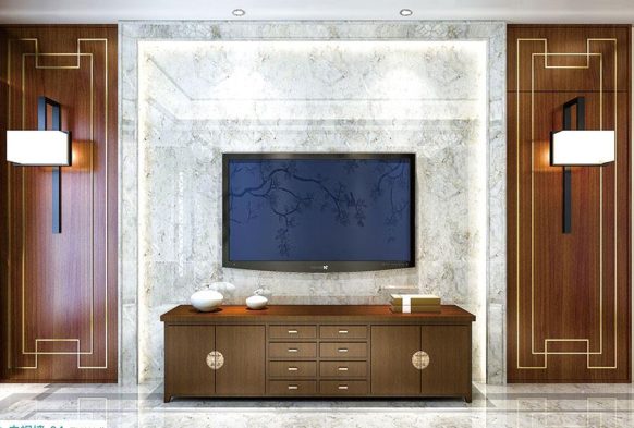 廠價(jià)熱銷鑫順來XSL-2133中式豪華電視墻